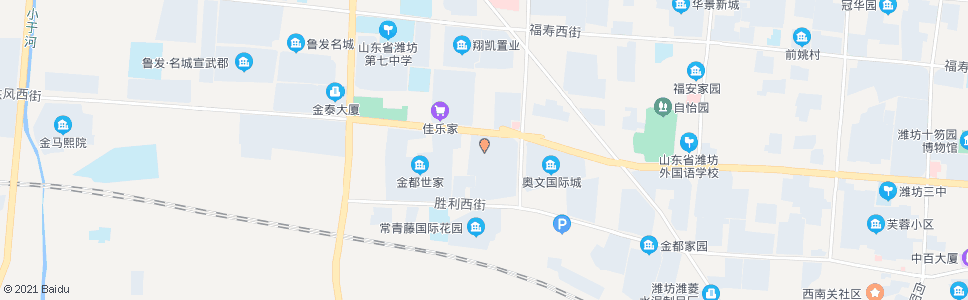 潍坊茂华紫苑公馆(奥文国际城)_公交站地图_潍坊公交_妙搜公交查询2024