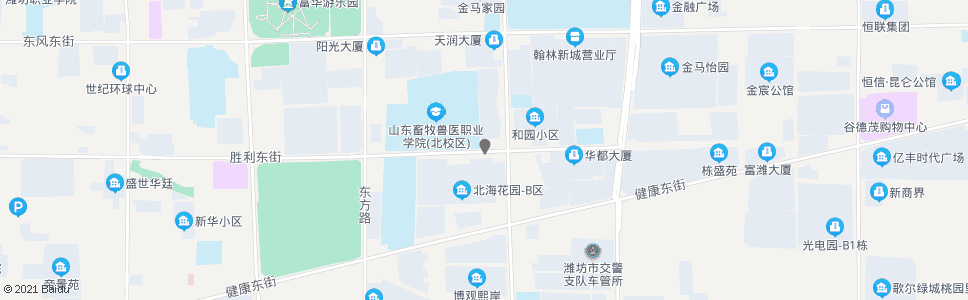 潍坊胜利街金马路口西_公交站地图_潍坊公交_妙搜公交查询2024