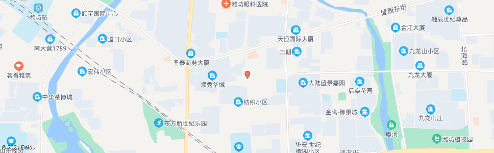 潍坊鸢飞路樱前街路口_公交站地图_潍坊公交_妙搜公交查询2024