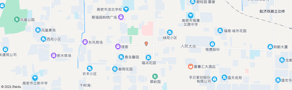 潍坊市自来水公司_公交站地图_潍坊公交_妙搜公交查询2024