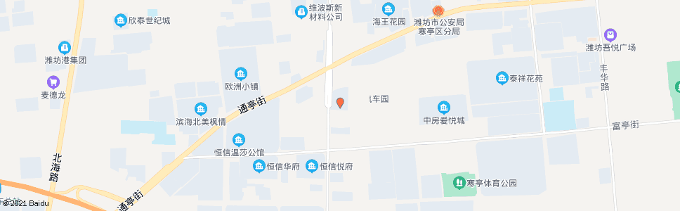 潍坊润达别克汽车专卖店_公交站地图_潍坊公交_妙搜公交查询2024