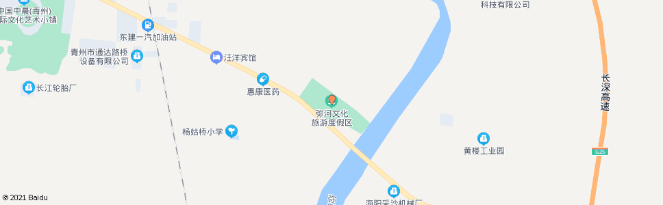 潍坊弥河文化旅游度假区(青州)_公交站地图_潍坊公交_妙搜公交查询2024