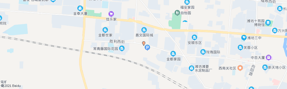 潍坊胜利街清平路口_公交站地图_潍坊公交_妙搜公交查询2024