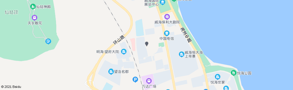 威海望海园市场_公交站地图_威海公交_妙搜公交查询2024