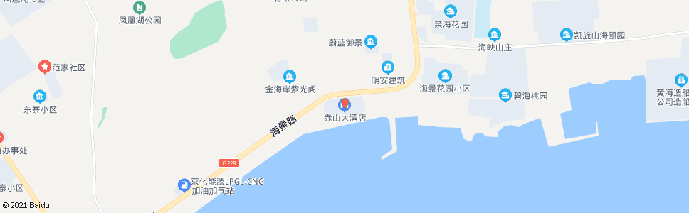 威海赤山大酒店_公交站地图_威海公交_妙搜公交查询2024