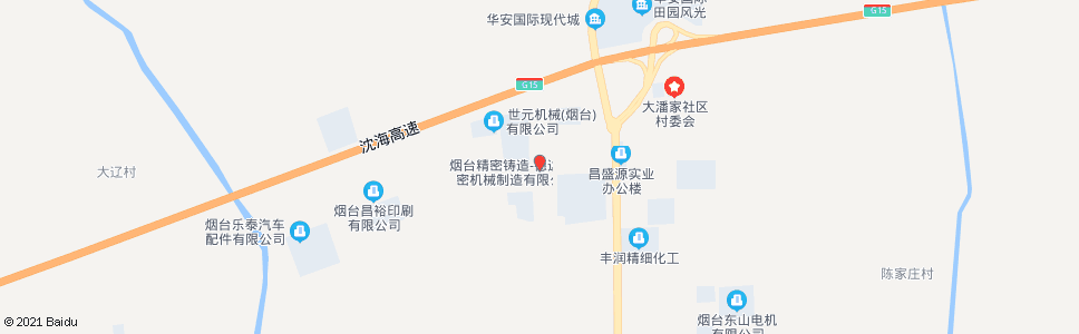 烟台鹏鹗精密纺器_公交站地图_烟台公交_妙搜公交查询2024