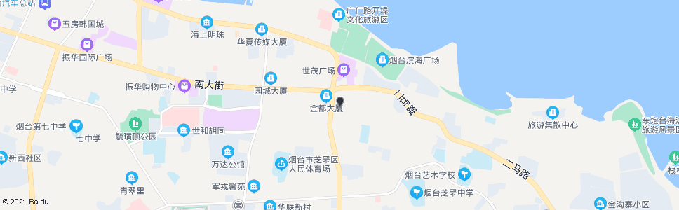 烟台三马路海通证券_公交站地图_烟台公交_妙搜公交查询2025