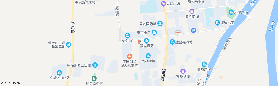 烟台福山酒厂_公交站地图_烟台公交_妙搜公交查询2025