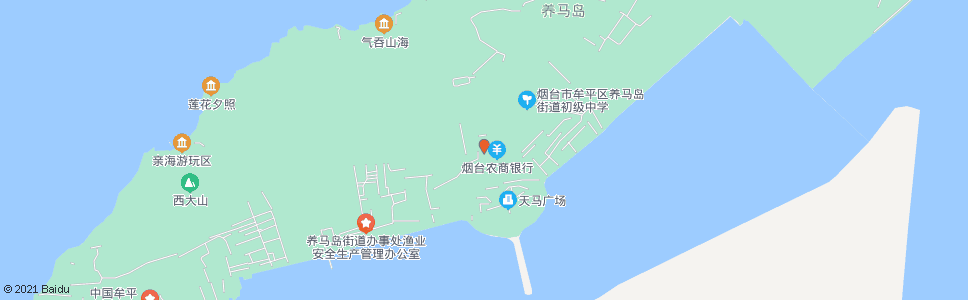 烟台养马岛邮政局_公交站地图_烟台公交_妙搜公交查询2024