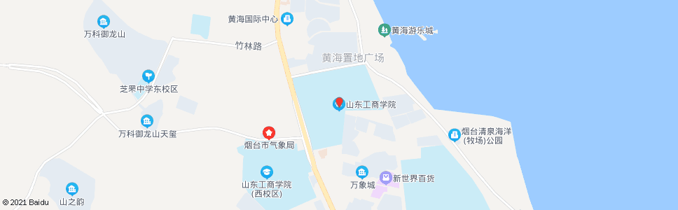 烟台山东工商学院_公交站地图_烟台公交_妙搜公交查询2024