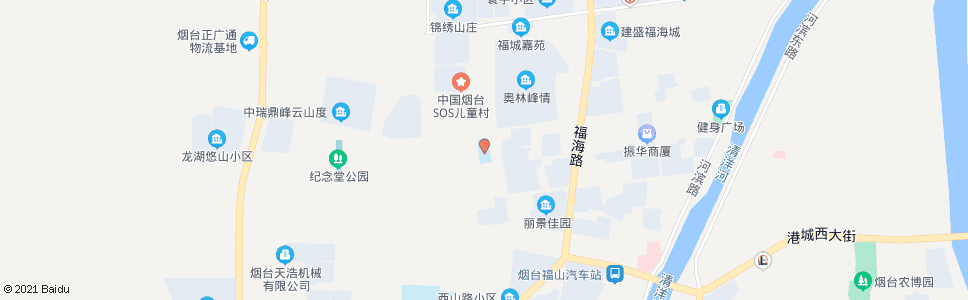 烟台福山实验小学_公交站地图_烟台公交_妙搜公交查询2025