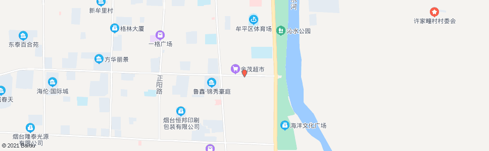 烟台沁水苑百货批发市场_公交站地图_烟台公交_妙搜公交查询2024