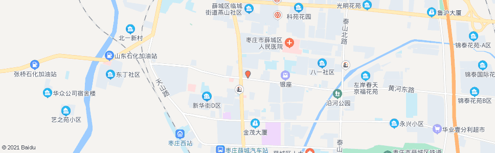 枣庄薛国大酒店_公交站地图_枣庄公交_妙搜公交查询2024