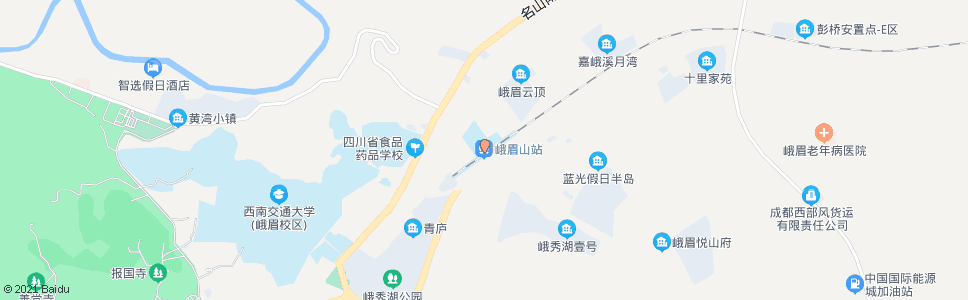 淄博峨眉新村_公交站地图_淄博公交_妙搜公交查询2024