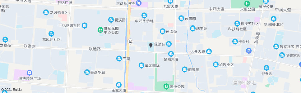 淄博莲池小学_公交站地图_淄博公交_妙搜公交查询2024