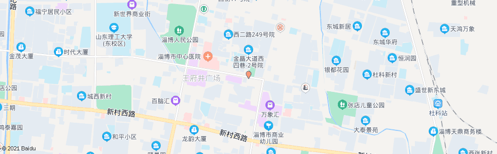 淄博淄博剧院_公交站地图_淄博公交_妙搜公交查询2024