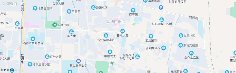 淄博新元学校_公交站地图_淄博公交_妙搜公交查询2024