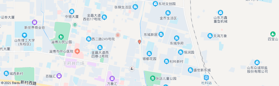 淄博东二路人民路路口_公交站地图_淄博公交_妙搜公交查询2024