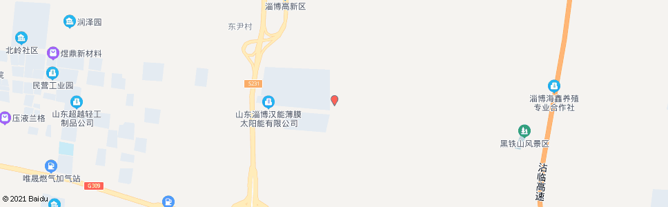 淄博卫湖路黑铁山路路口_公交站地图_淄博公交_妙搜公交查询2025