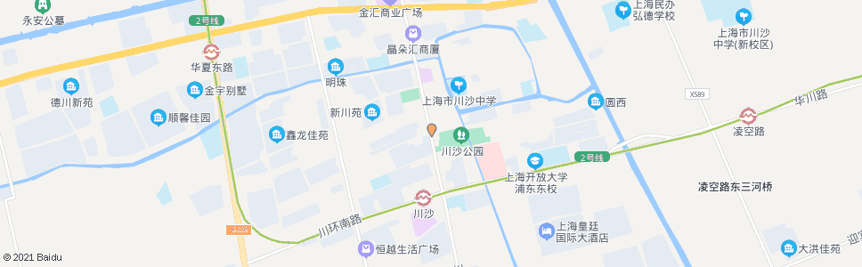 上海城南路川沙路_公交站地图_上海公交_妙搜公交查询2024