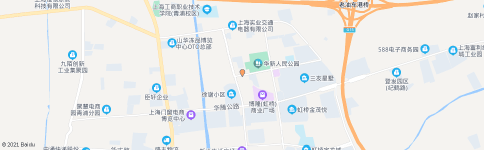 上海华强街新凤北路_公交站地图_上海公交_妙搜公交查询2024