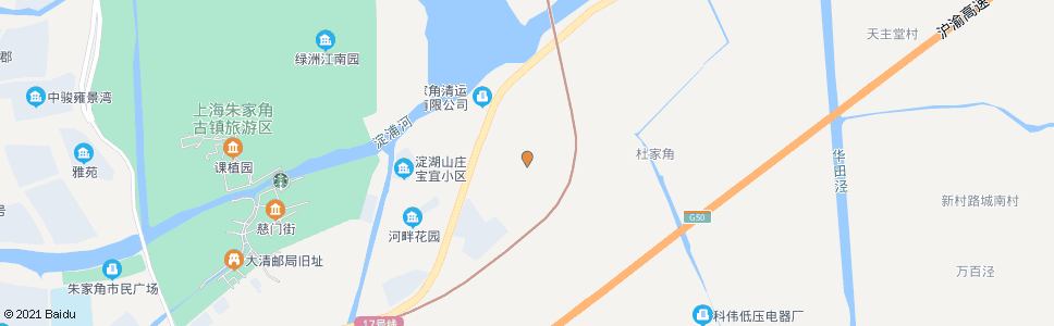 上海峰甸路小江村_公交站地图_上海公交_妙搜公交查询2024