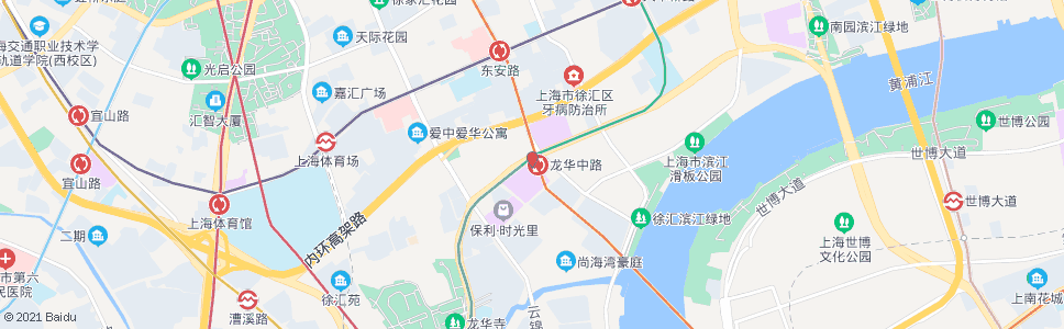 上海宛平南路龙华中路_公交站地图_上海公交_妙搜公交查询2024