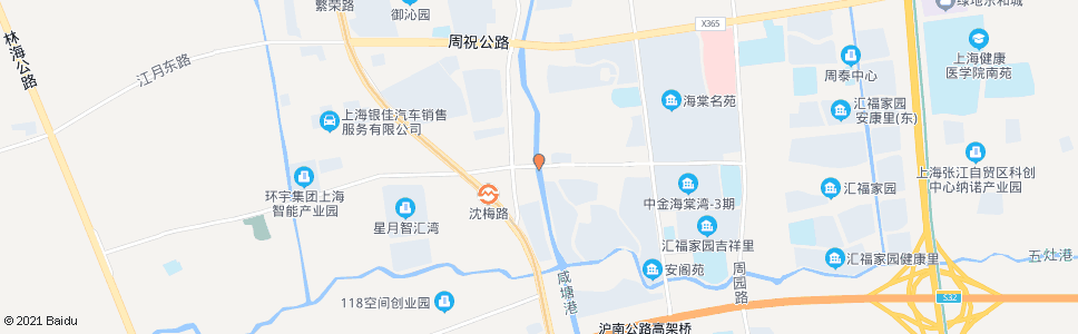 上海康沈路沈梅东路_公交站地图_上海公交_妙搜公交查询2024