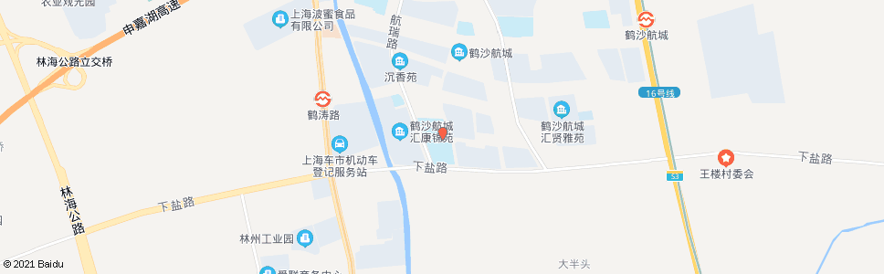 上海鹤洁路鹤韵路_公交站地图_上海公交_妙搜公交查询2025