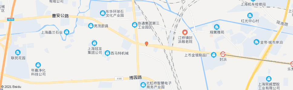 上海曹安公路翔江路_公交站地图_上海公交_妙搜公交查询2024