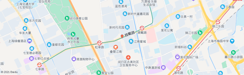 上海顾戴路龙茗路_公交站地图_上海公交_妙搜公交查询2024