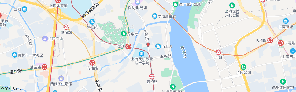 上海云锦路后马路_公交站地图_上海公交_妙搜公交查询2024