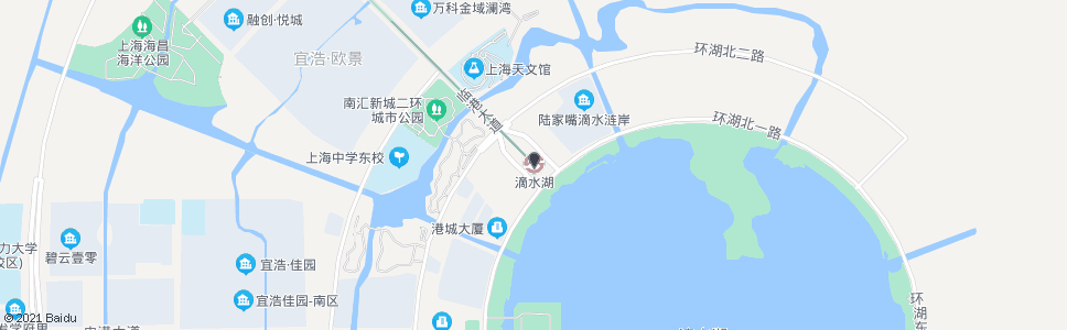 上海滴水湖地铁站_公交站地图_上海公交_妙搜公交查询2024