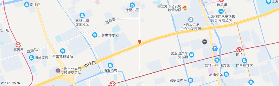 上海锦绣路华夏西路_公交站地图_上海公交_妙搜公交查询2025