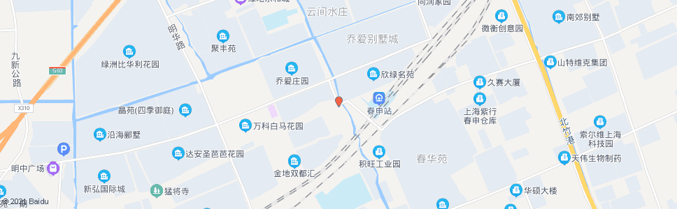 上海陈春路场西路_公交站地图_上海公交_妙搜公交查询2024