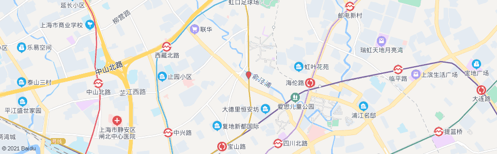 上海东宝兴路站_公交站地图_上海公交_妙搜公交查询2024