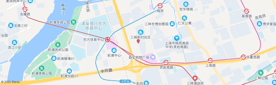 上海海阳路西营南路_公交站地图_上海公交_妙搜公交查询2024