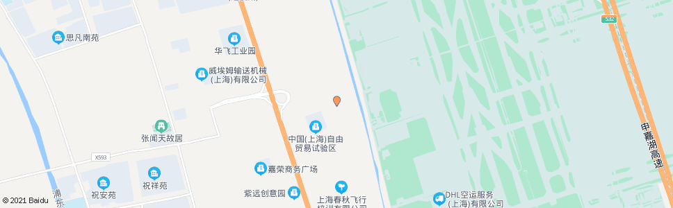 上海机场保税区_公交站地图_上海公交_妙搜公交查询2024