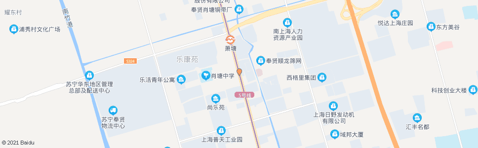 上海肖塘_公交站地图_上海公交_妙搜公交查询2024