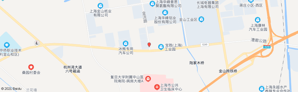 上海金流路漕廊公路_公交站地图_上海公交_妙搜公交查询2024