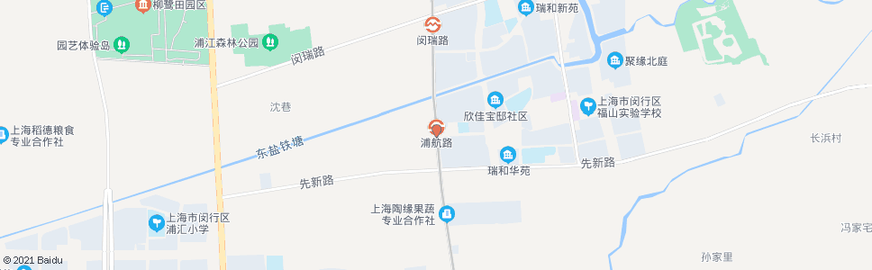 上海三鲁公路先新路(桃园)_公交站地图_上海公交_妙搜公交查询2024