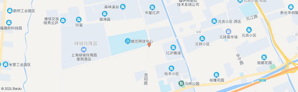 上海元江路昆阳北路_公交站地图_上海公交_妙搜公交查询2024