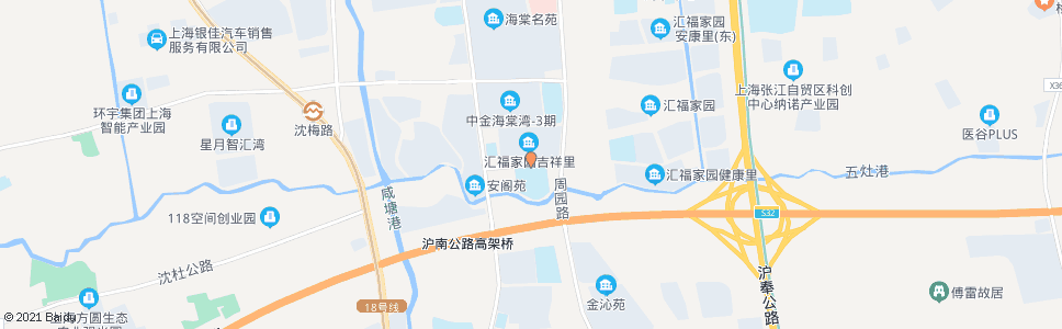 上海瑞和路周园路_公交站地图_上海公交_妙搜公交查询2024