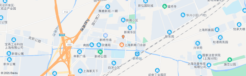 上海新北街_公交站地图_上海公交_妙搜公交查询2024
