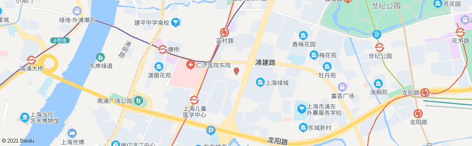 上海浦建路杨高南路(易初莲花)_公交站地图_上海公交_妙搜公交查询2024