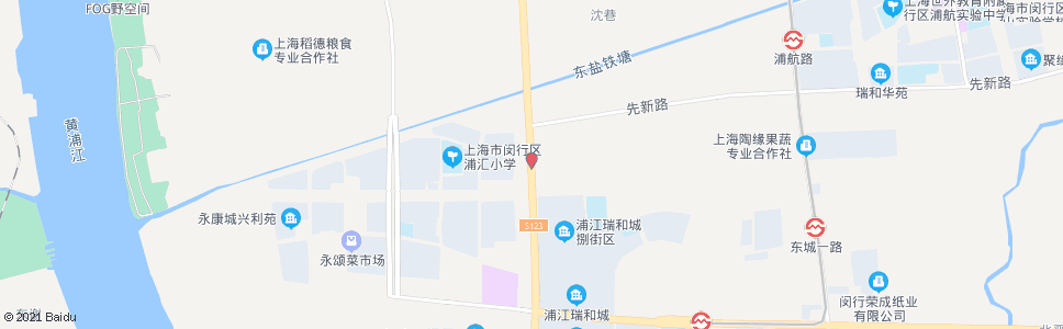 上海浦星公路盐铁公路_公交站地图_上海公交_妙搜公交查询2024