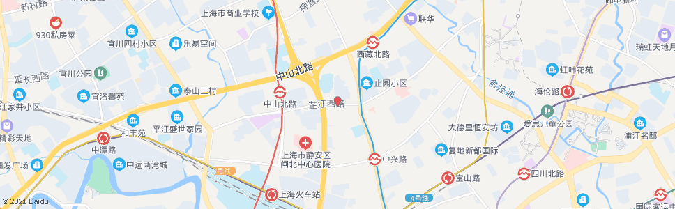 上海芷江西路共和新路(少科站)_公交站地图_上海公交_妙搜公交查询2024