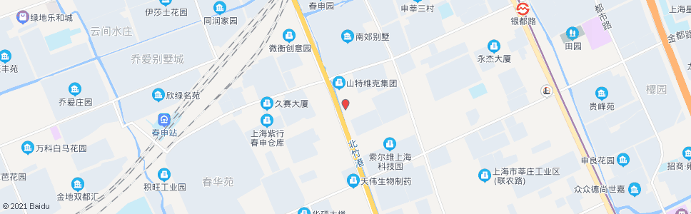 上海春西路申旺路_公交站地图_上海公交_妙搜公交查询2025