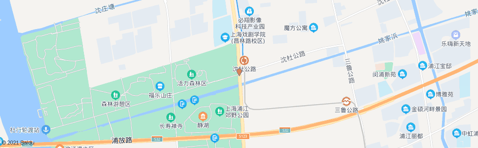 上海沈杜公路昌达路(浦星公路)_公交站地图_上海公交_妙搜公交查询2024