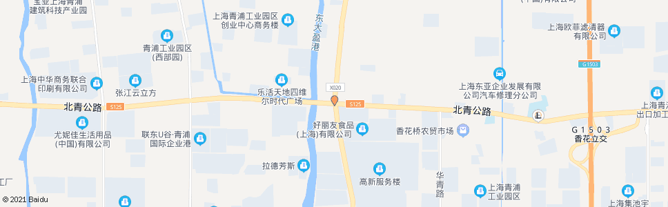 上海外青松公路北青公路_公交站地图_上海公交_妙搜公交查询2024